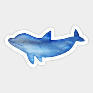 Cute watercolor dolphin Sticker